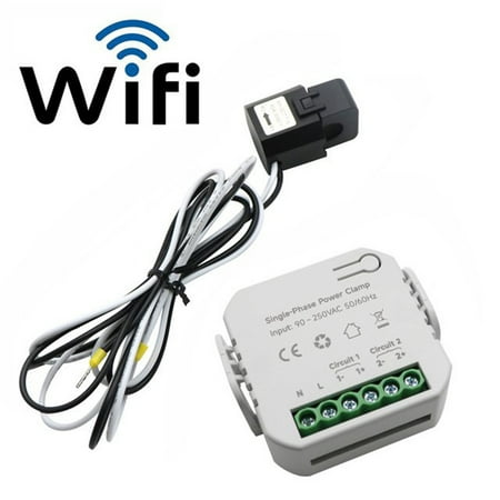 

Smart Single Caliper Bilateral WiFi Energy Meter 80-300A 110/220V With Clamp CT