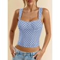 thumbnail image 6 of Women'S Square Neck Sleeveless Tank Tops Basic Tight T Shirts XS, 6 of 8
