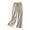505_Beige, variant on KALE Womens Linen Pants Palazzo Women Fashion Solid Color Cotton Flax Elastic Long Beach Leisure Trousers Women's Pants Beige