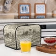 thumbnail image 6 of Uemuo Vineyard Landscape Print Toaster Cover 2 Slice, Small Kitchen Appliance Covers, Toaster Oven Cover with Loop, Bread Machine Cover Dust Cover Protection, 6 of 7
