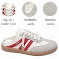 thumbnail image 5 of BERANMEY Women's Casual Slip-On Sneakers Comfortable Mules with Cushioned Sole for Daily Wear Stylish Retro Casual Shoes for Women, 5 of 9