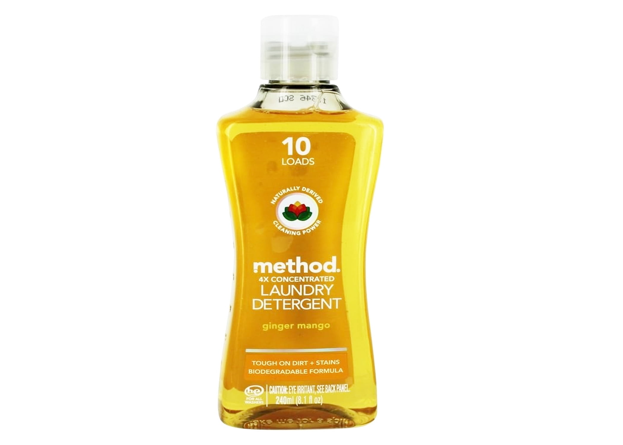 Method Laundry Detergent Ginger Mango or Fresh Air 8.1 FL OZ NEW (Pack Of 6) 60 Total Loads