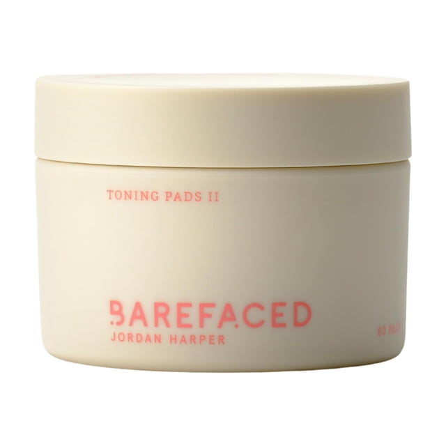 Almohadillas tonificantes Bareface Toning Pads II (60 unidades) con un 5% de ácido glicólico y ácido salicílico