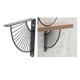 thumbnail image 4 of Soportes de estante de montaje en pared Sunnimix Soporte Para Estantería Decorativa En Forma De Abanico Negro 20cm, 4 of 8