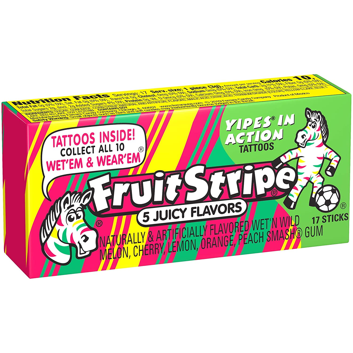 rainbow striped zebra gum rainbow striped zebra gum