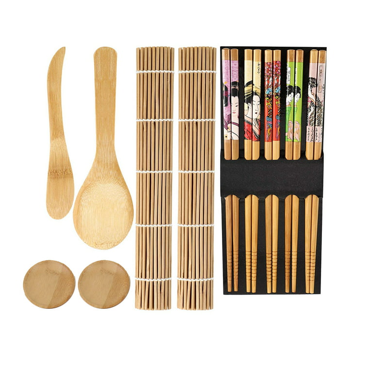 Bamboo Sushi-Making-Kit for Beginners,23PCS Sushi-Kit