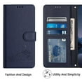 thumbnail image 4 of Flip case for GANGXUN Doogee Note 58 Wallet Case with Kickstand, Card Slots, RFID Block, Cat Design, 4 of 5
