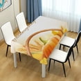 thumbnail image 7 of SKYSONIC Thanksgiving Pumpkin Tablecloth Waterproof Washable Polyester Square Table Cover Durable Tablecloth for Kitchen Dining Table Party Decor (60 X 90 Inch), 7 of 7