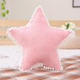 thumbnail image 1 of Creative Star Moon and Cloud Plush Pillows Stuffed Toys (Pink, Star), 1 of 6