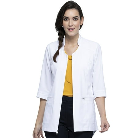 

Cherokee Infinity Women s Scrubs Top Zip Front Tunic CK952A