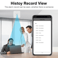 thumbnail image 2 of Tuya Zigbee Human Presence Sensor 24G Human Presence Millimeter Wave Radar Sensor Light Sensing,1 * Human presence sensor,White, 2 of 8