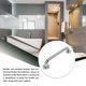 thumbnail image 4 of Cateissary Barra de agarre para toallas Soporte de baño de acero inoxidable Pasamanos de seguridad Superficie de lijado Mango de barra de pared resistente Conjuntos de muebles de dormitorio 40cm Cateissary JJ9695-02, 4 of 5