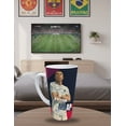 thumbnail image 2 of Taza de cerámica 502 ml diseño futbolista francés TINK, 2 of 5