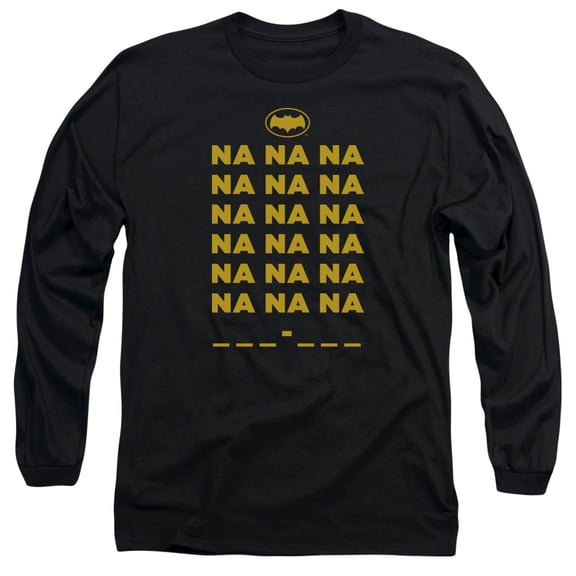 Batman Classic Tv - Na Na Na - Long Sleeve Shirt - Large