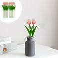 thumbnail image 2 of Beautynvta 10 Pcs Tulips Artificial Flowers, Fake Plastic Tulips Artificial Flowers Tulips 13.7In Silk Flower for Home Kitchen Wedding Party Valentine's Mother's Decorations, Pink, 2 of 8
