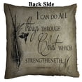 thumbnail image 2 of GCKG Inspirational Pillowcase, Bible Verse Reversible Mermaid Sequin Pillow Case Home Decor Cushion Cover 16x16 inches, 2 of 3