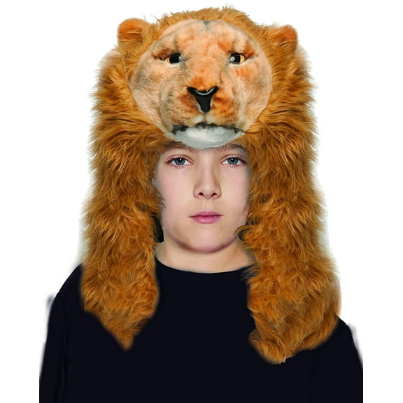 Lion Adult Costume Animal Headpiece | One Size