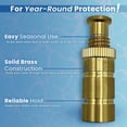 thumbnail image 4 of Poolzilla 1 Pack Pool Safety Cover Brass Anchors for Concrete and Pavers - Universal Fit, 4 of 6
