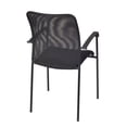 thumbnail image 5 of Regency Kee 66 x 24 in. Training Table- Beige Top, Chrome Legs & 2 Mario Stack Chairs- Black, 5 of 6