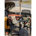 thumbnail image 5 of Outdoor Tablecloths with Umbrella Hole & Zipper, Spring Mushrooms 54x54 Inch Square Tablecloths, Farmhouse Pastoral Botanical Stars Rustic Waterproof Table Cloth, Patio/Pool/Picnic Table Covers, 5 of 8