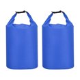 thumbnail image 1 of 2 Pcs Waterproof Dry Bag Dry Sack Lightweight Portable Travel Dark Blue, 1 of 6