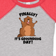 thumbnail image 4 of Inktastic Finally It's Groundhog Day Boys or Girls Baby Bodysuit, 4 of 5