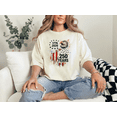 thumbnail image 2 of Comfort Colors Eagle Flag Shirt 250 Years USA Patriotic Tee Men Women, 2 of 6