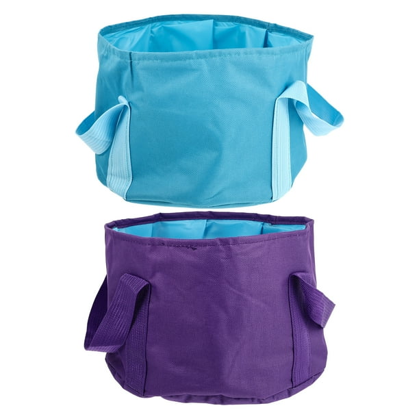 FELTECHELECTR Lavabo de viaje plegable multifuncional de 2 piezas para lavar los pies