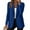 Blue #33, variant on Blazers for Women Work Lapel Collar Fall Jackets Tweed Oversized Trendy Business Button Blazer Dressy Casual Solid Long Sleeve Dress Mujer Clothing Black S