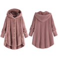thumbnail image 3 of Women's Faux Fur Coat Fuzzy Overcoat Warm Jacket Long Sleeve Winter Outwear Pockets Coat, 3 of 6