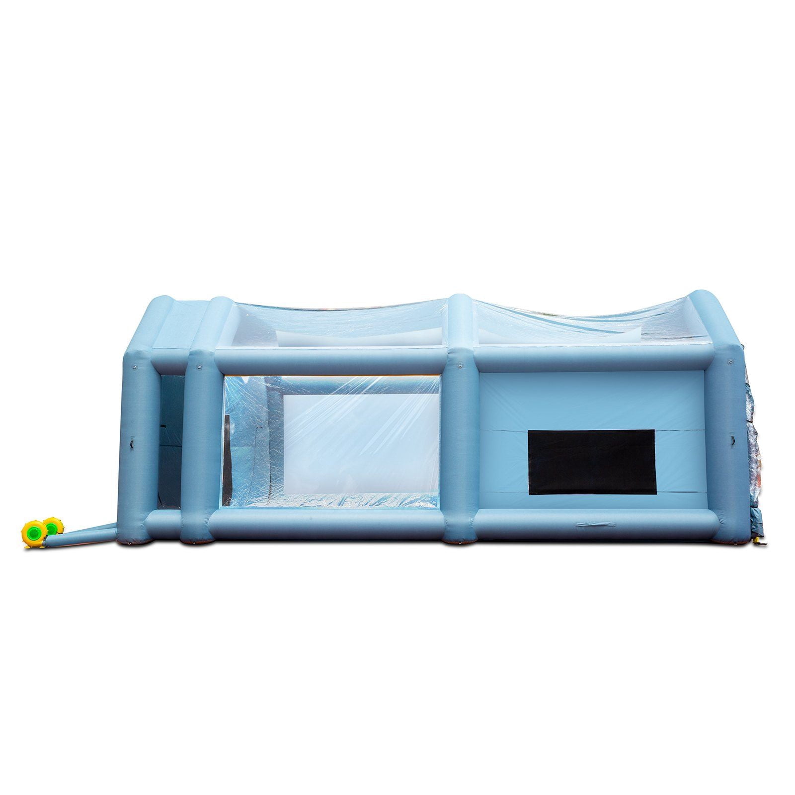 HCY Inflatable Paint Booth, 33x20x13ft Inflatable Spray Booth, High Powerful 950W+1100W Blowers Spray Booth Tent, Car Paint Tent Air Filter System for Car Parking Tent Workstation Motorcycle Garage