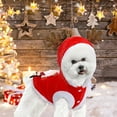 thumbnail image 6 of Pet Christmas Clothes TeqHome Dog Christmas Costume Santa Claus Reindeer Antlers New Year Coat Winter Gift for Small Dogs Cats (M, Red), 6 of 11