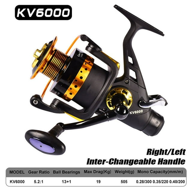 Metal Spinning Reel 13 + 1BB Fishing Reel Strong Drag ,Rigid Aluminum Skeletal Frame