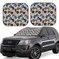 thumbnail image 1 of Fotbe Color Tractor 2-Piece Car Windshield Sun Shade | Sun Blocker for Car Windshield | Foldable Automotive Interior Accessories for Sun Protection-Medium, 1 of 6