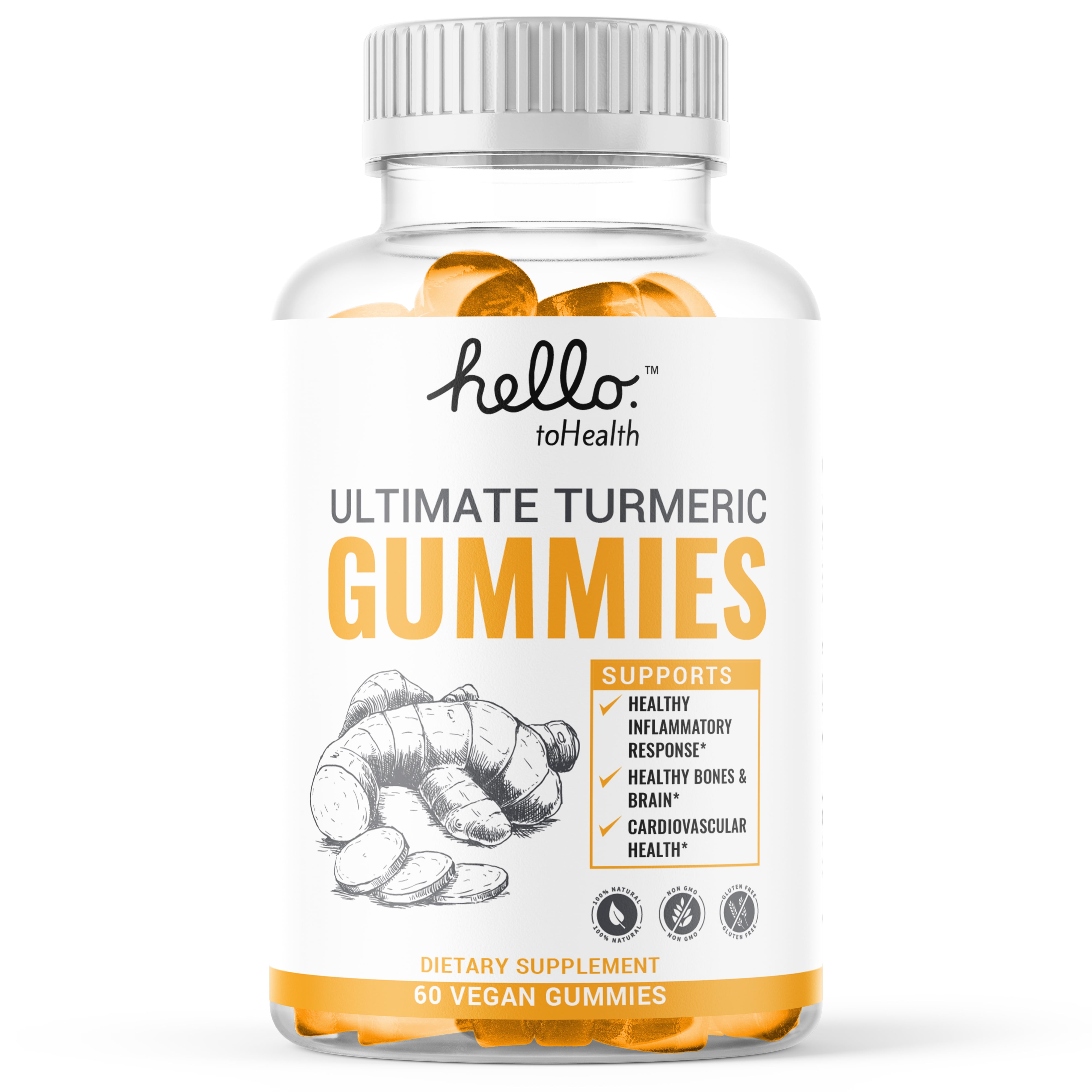 Complete Turmeric Curcumin Gummies Anti Inflammatory Supplement for