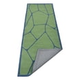 thumbnail image 4 of Rugsotic Carpets Hand Tufted Wool Eco-Friendly Area Rugs - 2'6"x8', Runner, Green Blue, Modern Contemporary Design, High Pile Handmade Anti Skid Rugs for Living Room, Bed Room (K00692), 4 of 6