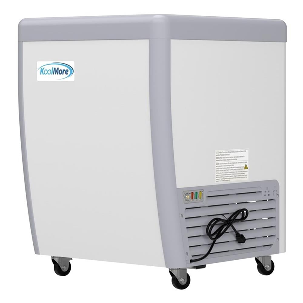 Pemberly Row 26" 6 cu. ft Gelato Dipping Cabinet Display Freezer w/ Sliding Door