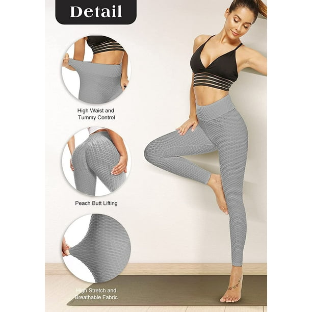 TikTok Women Workout Leggings High Waist Anti Cellulite Butt Lift Yoga  Pants Gym