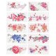 thumbnail image 3 of Temporary Tattoos Waterproof Flowers Long Lasting Body Fake Tattoo Stickers for Women A Set, 3 of 5