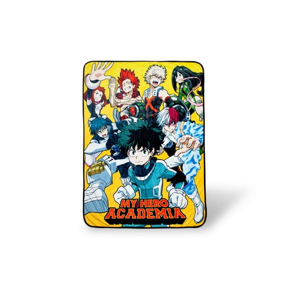 Just Funky My Hero Academia Superheroes 45"X60" Fleece Throw Blanket