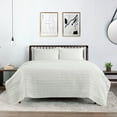 thumbnail image 2 of Vellux Yukon Quilted Coverlet Set, Full/Queen, Ivory, 2 of 4
