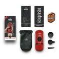 thumbnail image 4 of WACACO Nanopresso Portable Espresso Maker, Upgrade Version of Minipresso, 18 Bar Pressure, Mini Travel Coffee Machine, Manually Operated, Perfect for Camping and Hiking, Red, 4 of 7