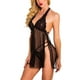 thumbnail image 2 of Vestido de ropa de dormir sexy para mujer Conjunto de lencería con perspectiva en V profunda Ropa interior de encaje, S Inevent XX000107-01, 2 of 7