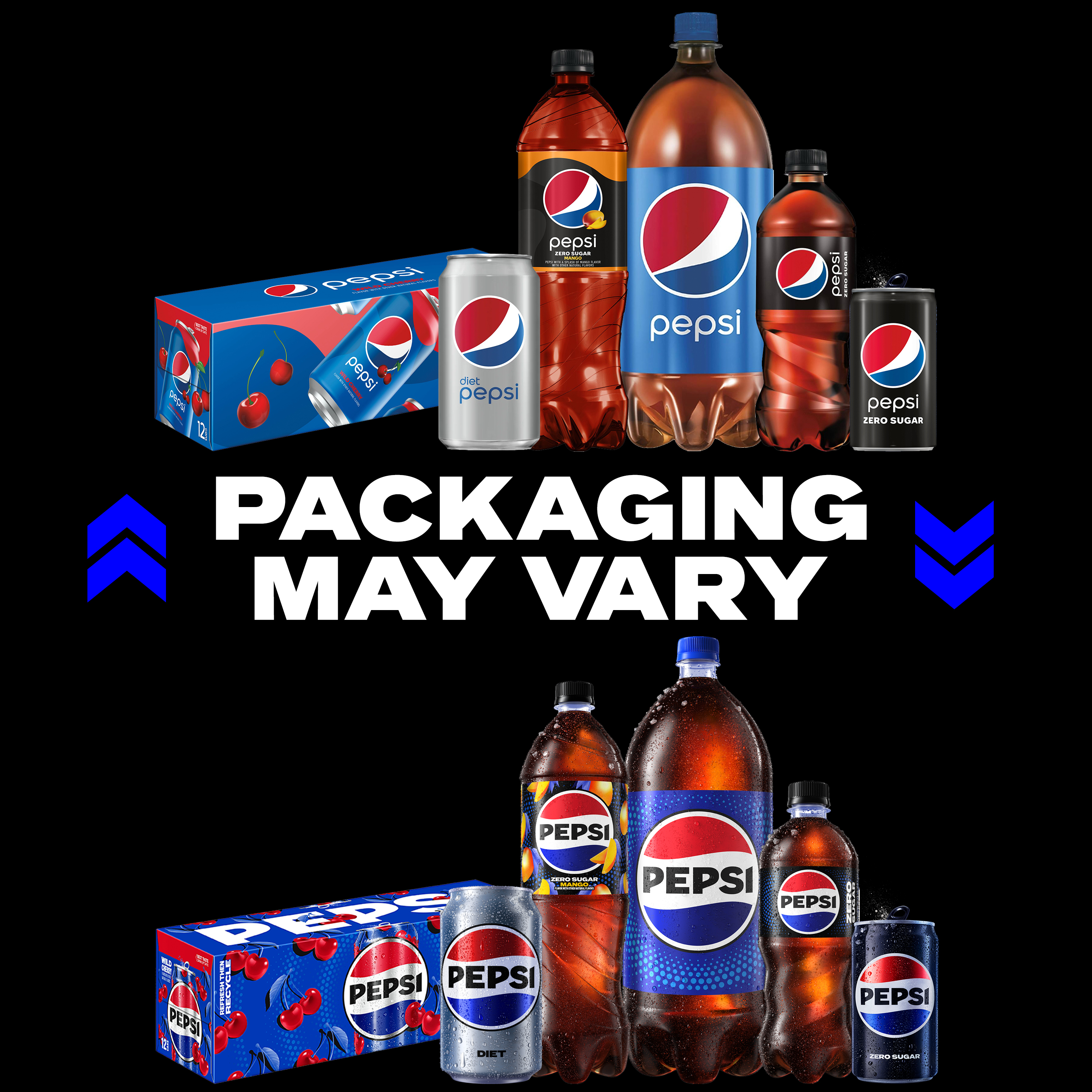 Pepsi Soda Pop, 12 fl oz, 24 Pack Cans - image 3 of 6