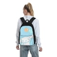 thumbnail image 7 of Lsque Sanrio Pattern Adult Backpack – Durable & Lightweight PU Canvas Storage Bag , 15” Laptop Compartment, and Multiple Pockets, 7 of 7