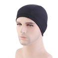 thumbnail image 3 of Men Baotou Hat Elastic Regular Fit Haircut Protection Soft Dome Stretchable Weaving Cap Mesh Net Hairnet Headwear, 3 of 5