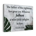 thumbnail image 4 of Scripture Walls Father of the Wise Proverbs 23:24 Wall Art Christian Home Decor Unframed, 4 of 9