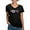 Black, variant on CafePress - Get Out The Vote Women's V Neck Dark T Shirt - Women's V-Neck Dark T-Shirt