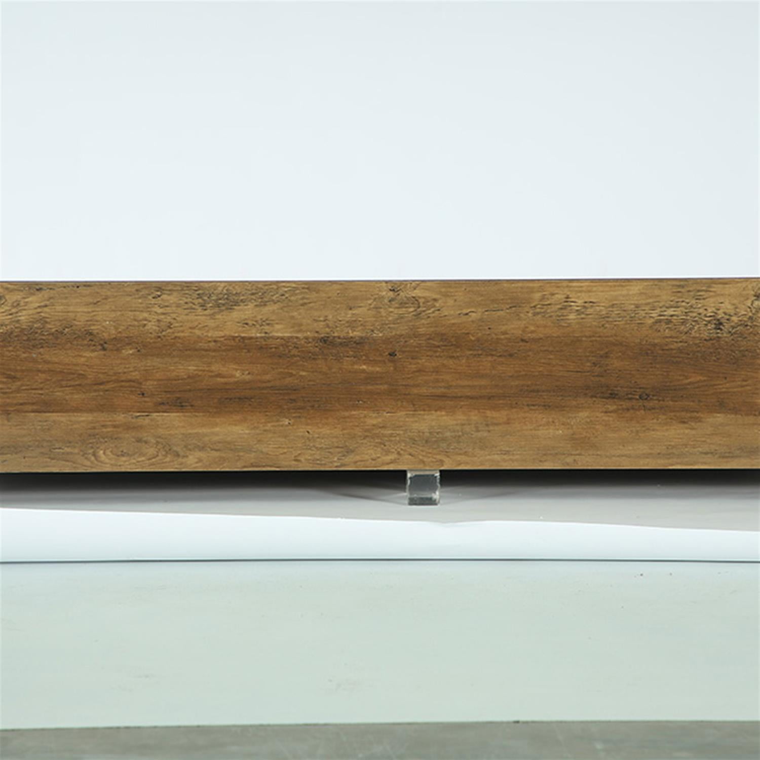 Demi Bonn 63" Console Table, Vintage Entryway Table with 3-Tier Storage Shelf, Foyer Display Table, Brown