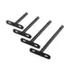thumbnail image 4 of Soportes para estantes flotantes,Soportes para estantes flotantes de alta resistencia de 3,4,5 y 6 pulgadas,Soportes para estantes de pared,color negro,decorativos.,Estantes flotantes de madera, 4 of 8